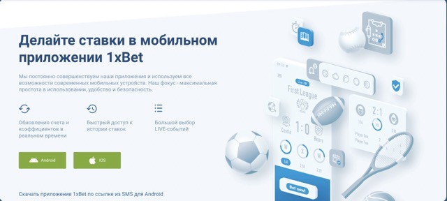 1xBet вход в личный кабинет